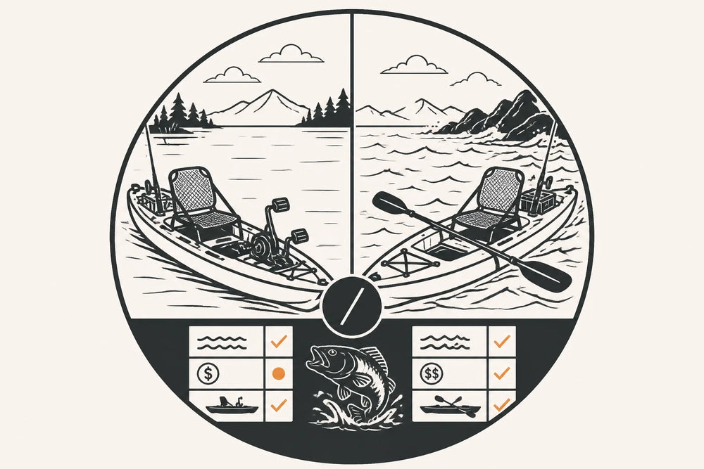 Pedal Kayak vs. Paddle Kayak for Fishing: Which Drive System Catches More Fish?