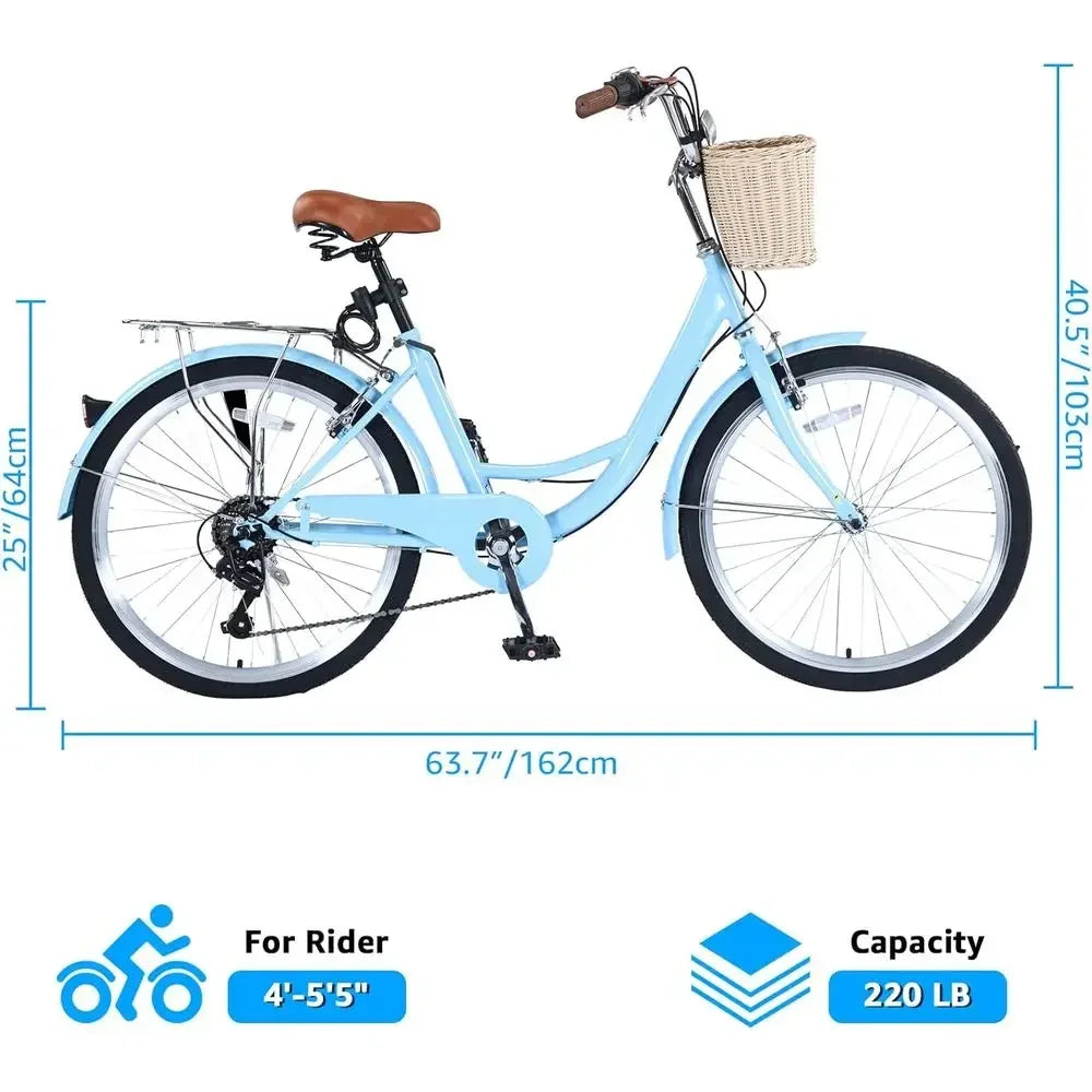 Stylish Women's Beachside Bicycle for Leisure Rides