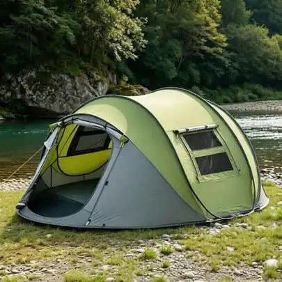 4-person-pop-up-tent– Waterproof Instant Family Camping Tent with