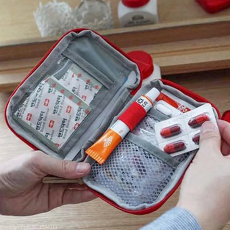 Mini First Aid Kit Bag – Portable Medical Storage Pouch