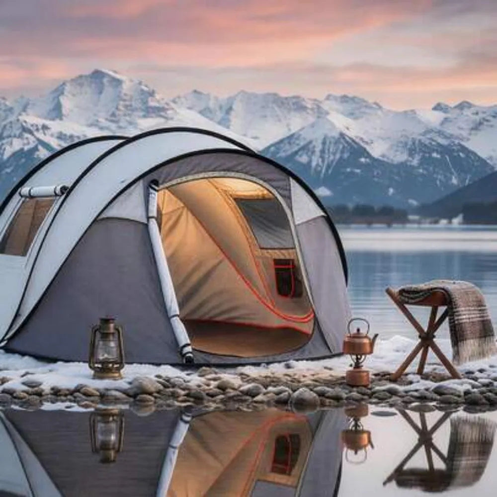 4-person-pop-up-tent– Waterproof Instant Family Camping Tent with