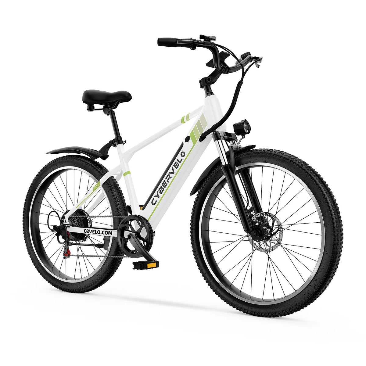Cybervelo EK3 26" Electric Bike, 1000W Peak Motor, 48V Battery, 7-Speed