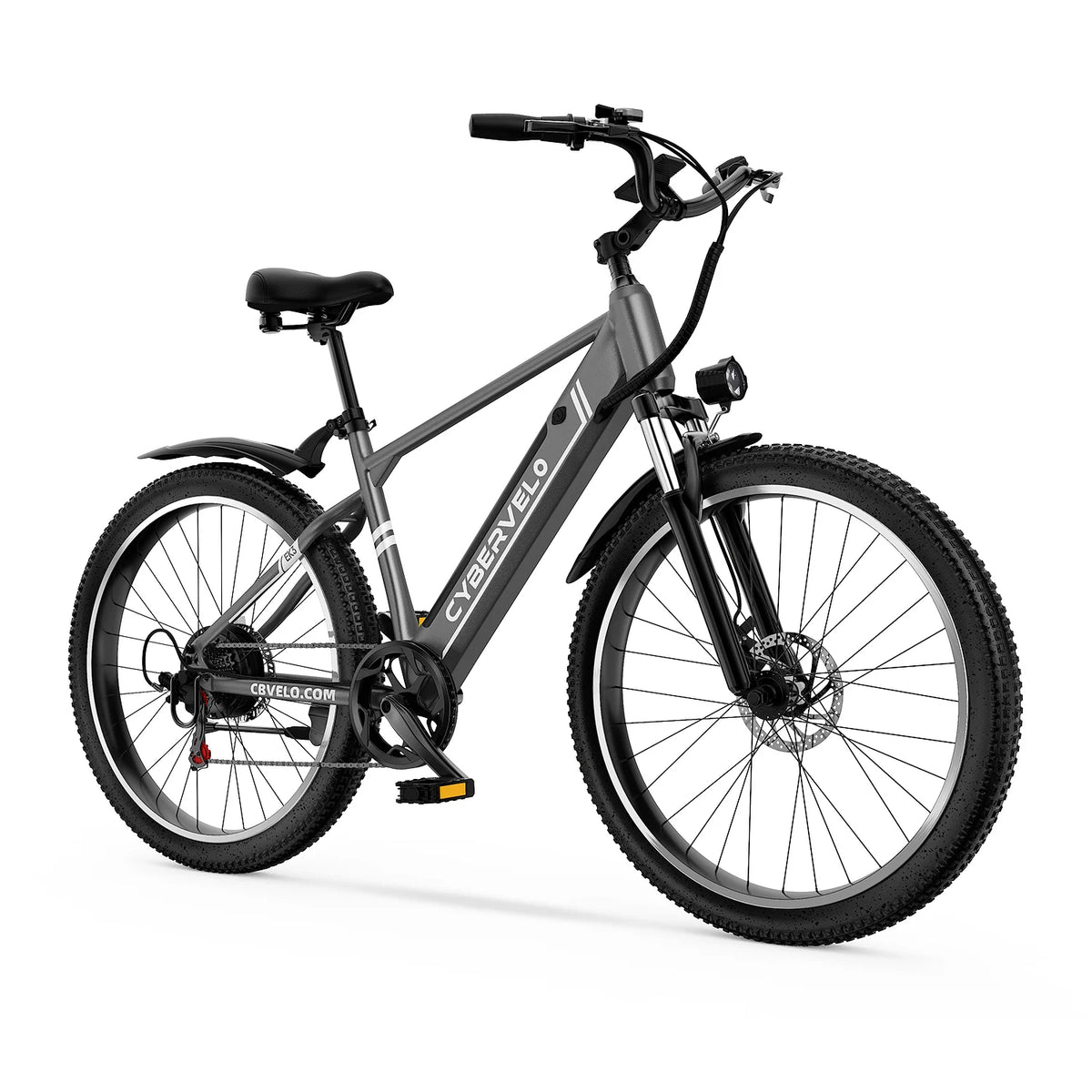 Cybervelo EK3 26" Electric Bike, 1000W Peak Motor, 48V Battery, 7-Speed