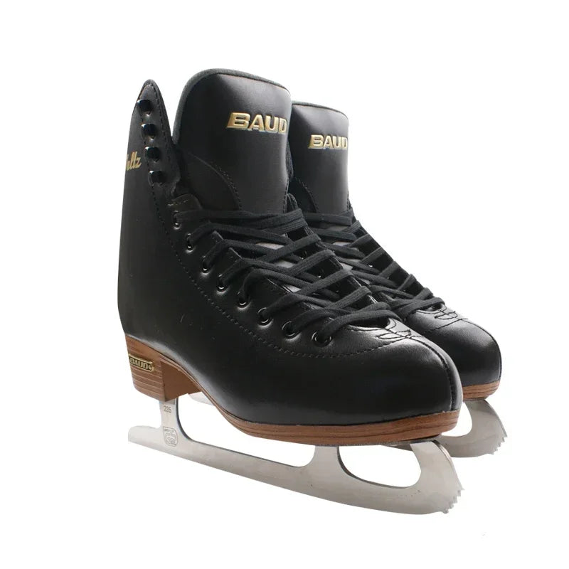 Professional Ice Figure Skates Shoes Thermal Patins Warm Thicken Skating Sneakers with Blade for Beginners Kids Adults Teenagers
