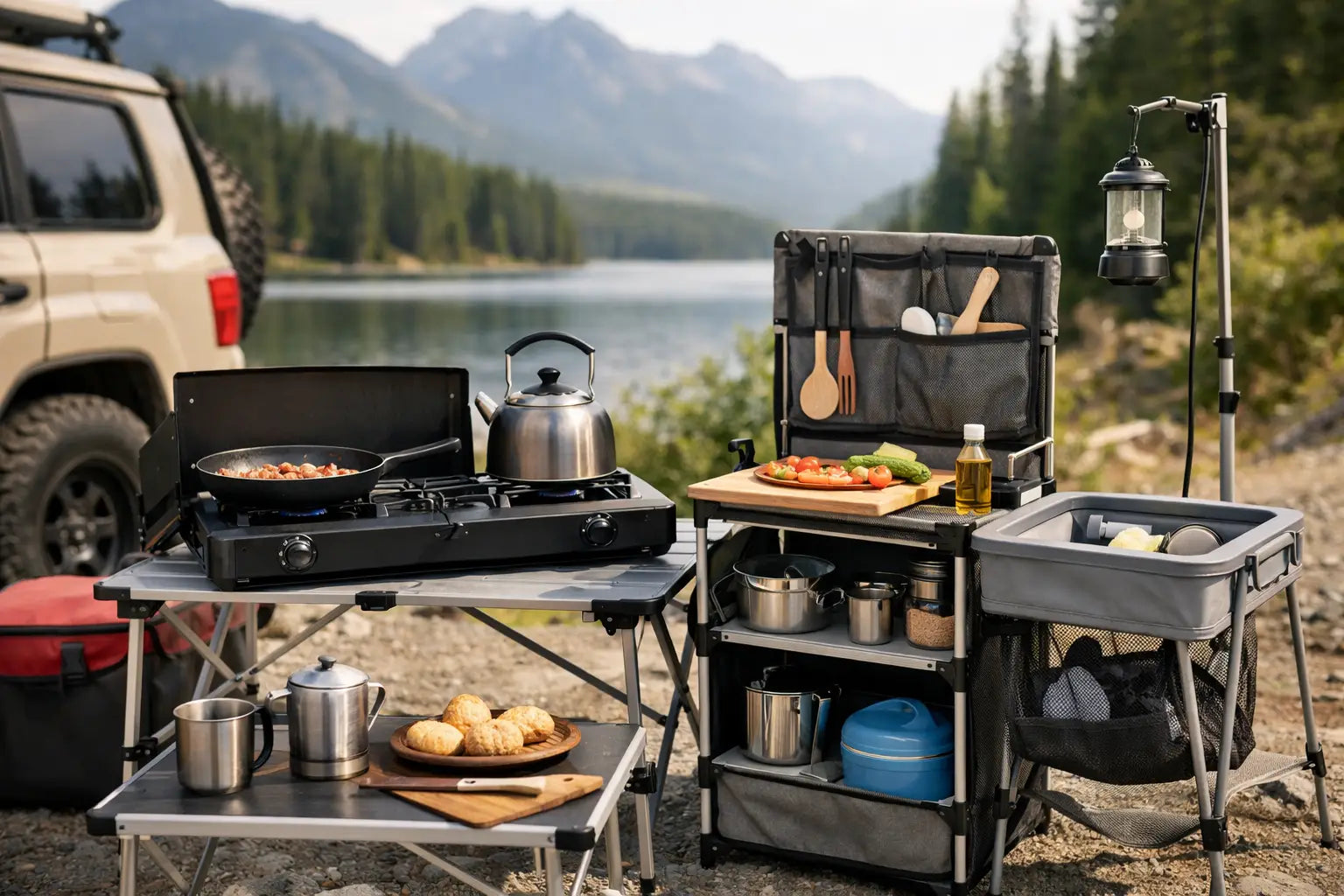Portable Camp Kitchen Setup That Works Anywhere