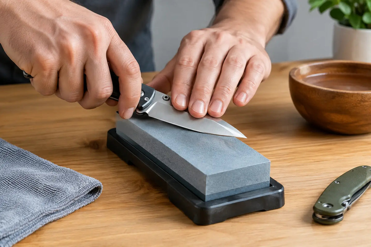 How to Sharpen a Pocket Knife Safely at Home
