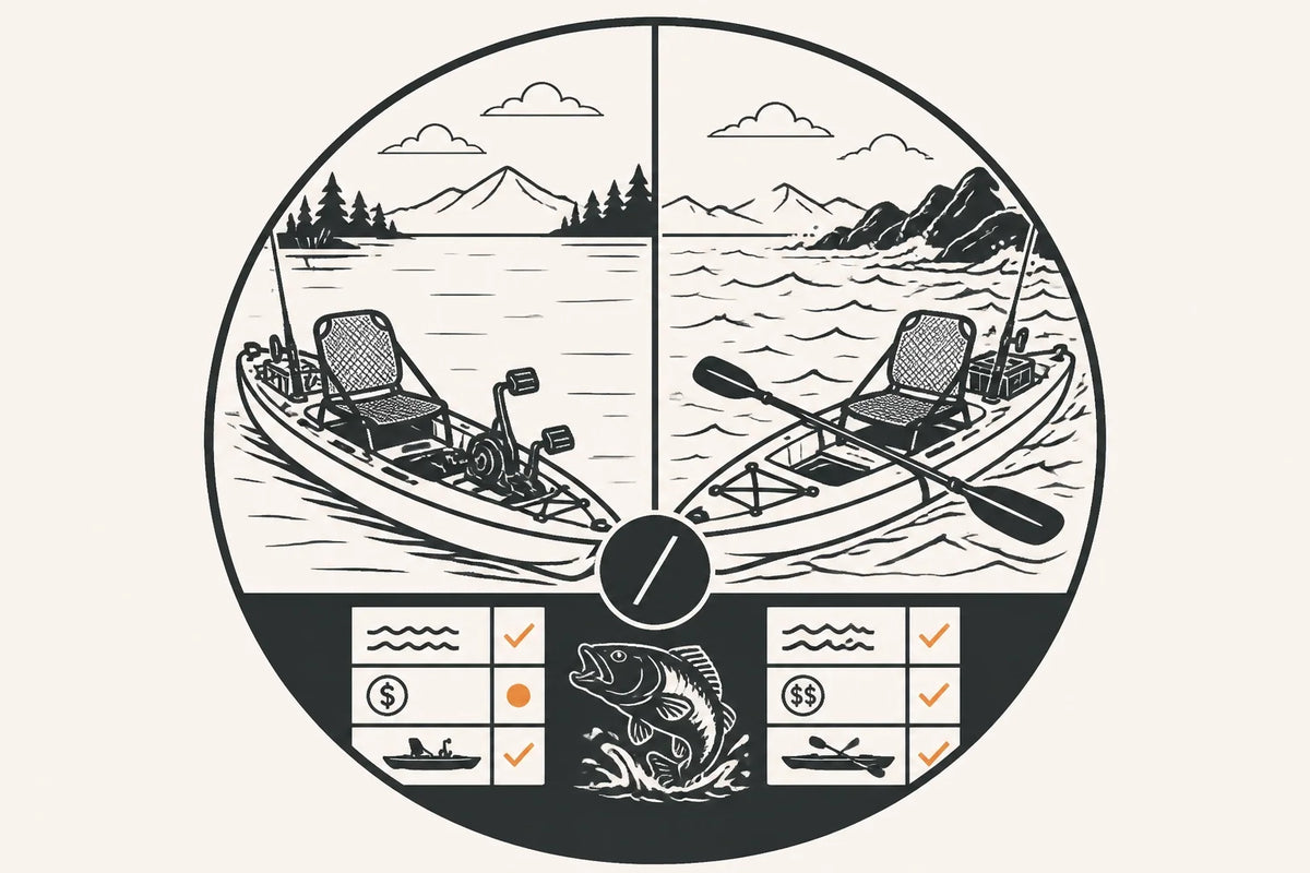 Pedal Kayak vs. Paddle Kayak for Fishing: Which Drive System Catches More Fish?