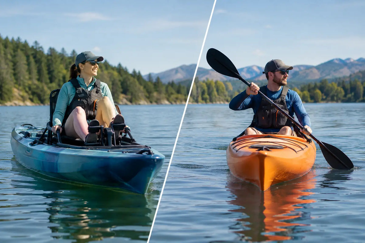 Pedal Kayak Versus Paddle Kayak: Which Fits?