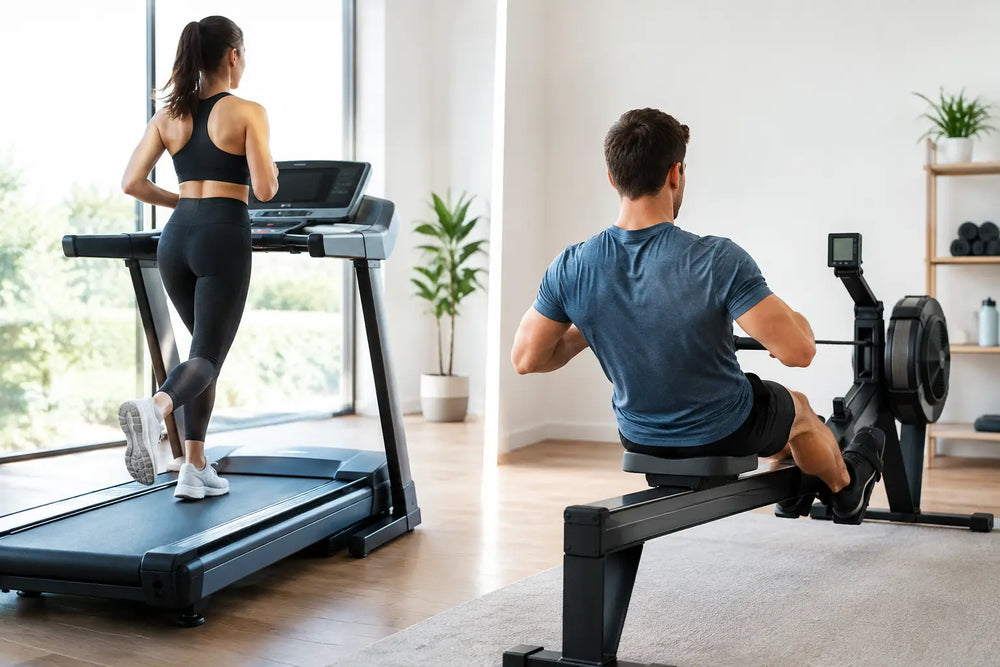 Treadmill vs Rowing Machine for Home Fitness