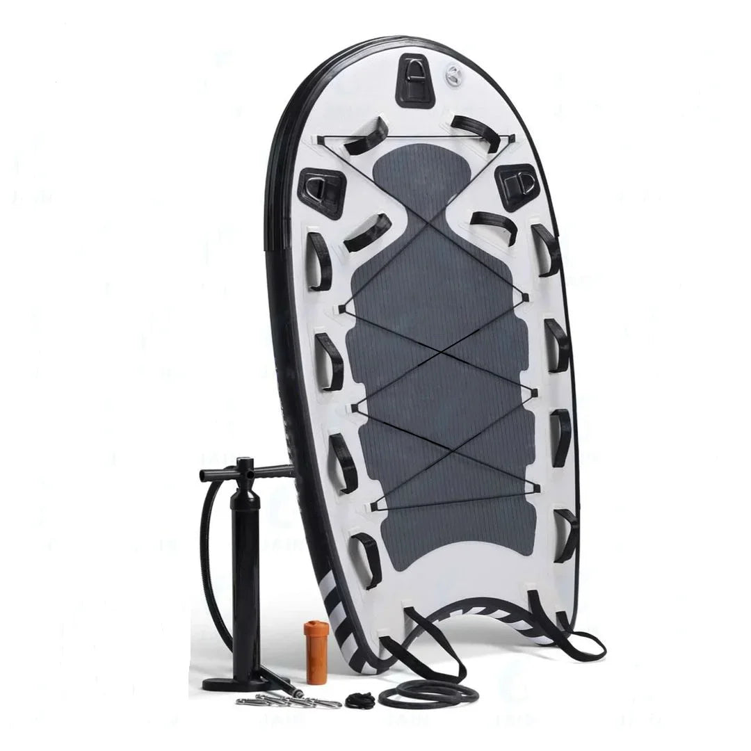Stock Inflatable Lifesaving Rescue Board Surfing Board Floating Wate Mat Inflatable Jet Ski Sled Board For Water/Ice/surf Rescue