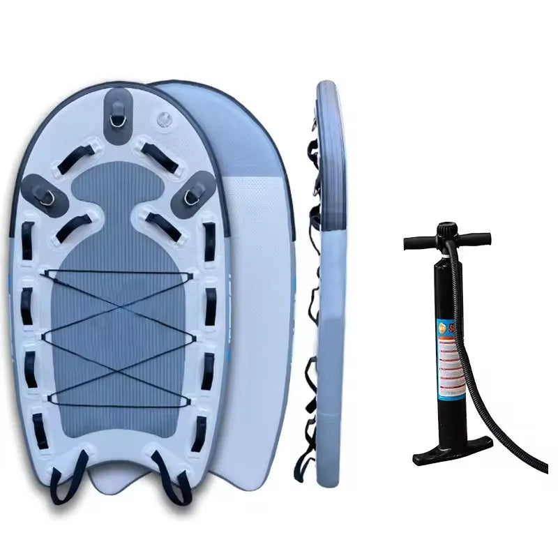 Stock Inflatable Lifesaving Rescue Board Surfing Board Floating Wate Mat Inflatable Jet Ski Sled Board For Water/Ice/surf Rescue