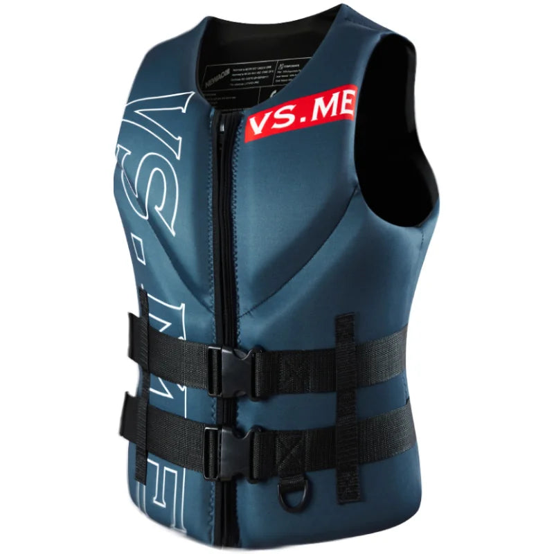 Life Jacket Adult Super Buoyancy Neoprene Life Vest Surf Raft Kayak Fishing Jet Ski Water Sport Swimming Rescue Life Jacket