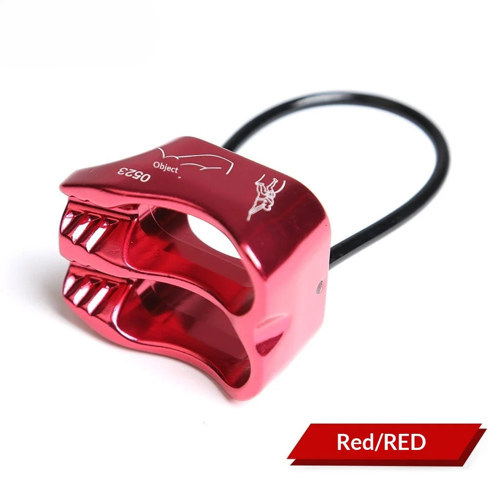 Rock Climbing ATC Descender Aluminum 25kN Indoor Climbing Wall Protector Outdoor Descend Mountaineering Rigging Equipment