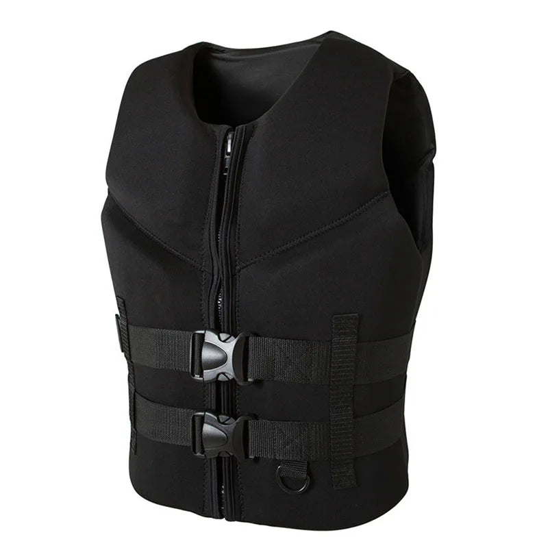 Life Jacket Adult Super Buoyancy Neoprene Life Vest Surf Raft Kayak Fishing Jet Ski Water Sport Swimming Rescue Life Jacket