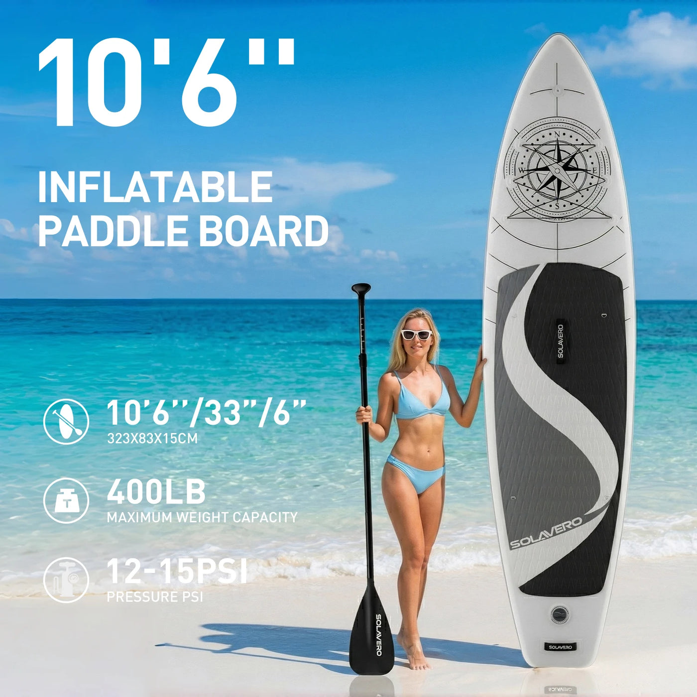 Inflatable SUP Board – Complete Paddle Board Set for Adults