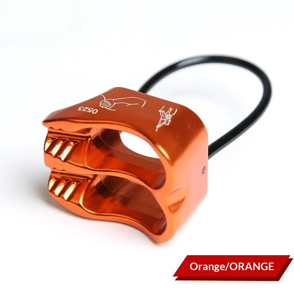 Rock Climbing ATC Descender Aluminum 25kN Indoor Climbing Wall Protector Outdoor Descend Mountaineering Rigging Equipment