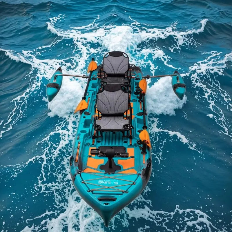 2-Person Modular Pedal-Drive Kayak, 507 lb Capacity