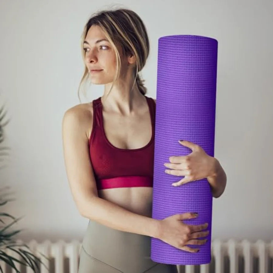 Yoga Mat, 68"×23" Exercise Mat for Men and Women, Non Slip Workout Mat for Home Yoga Equipment Fitness Mats Large Workout Mat M