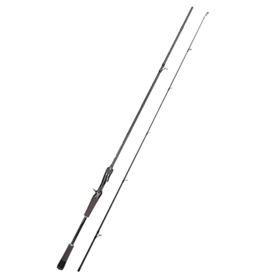 Carbon Fiber Fishing Rod Series 6-12 Ft,and Rods with Stainless Steel Ceramic Guides, Fast Action Fishing Pole for Bass, Trout,
