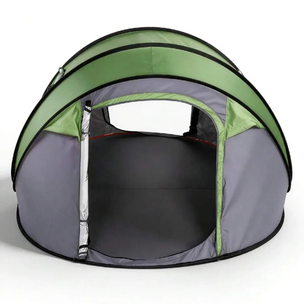 4 Person Pop Up Camping Tent – Instant Setup Waterproof Family Tent