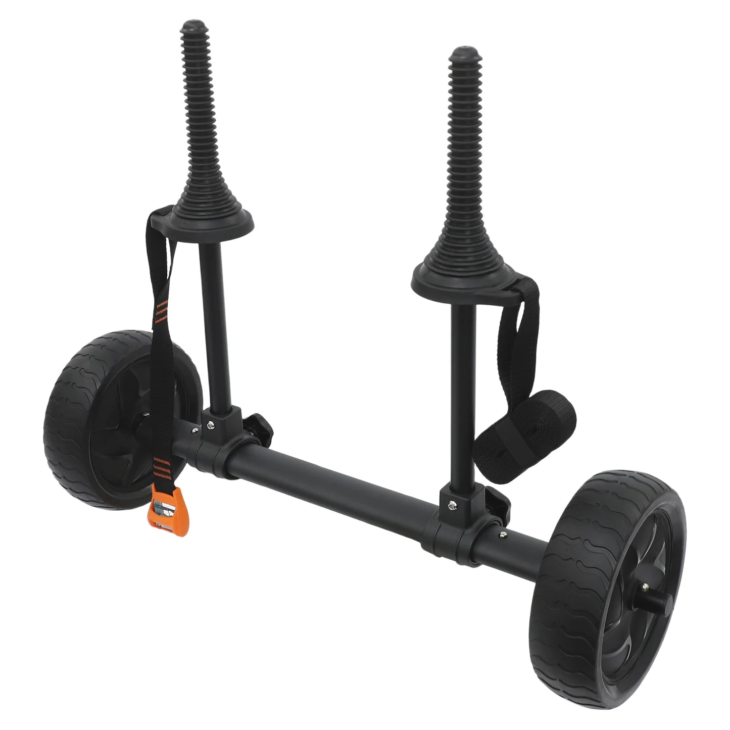 Canoe Trolley Cart, Kayak Cart Aluminum Folding, Adjustable Width 2.36-11.02 inch, 99.2lbs Load Capacity, 7.87 inch Big Wheels, Heavy Duty for Kayak Transport