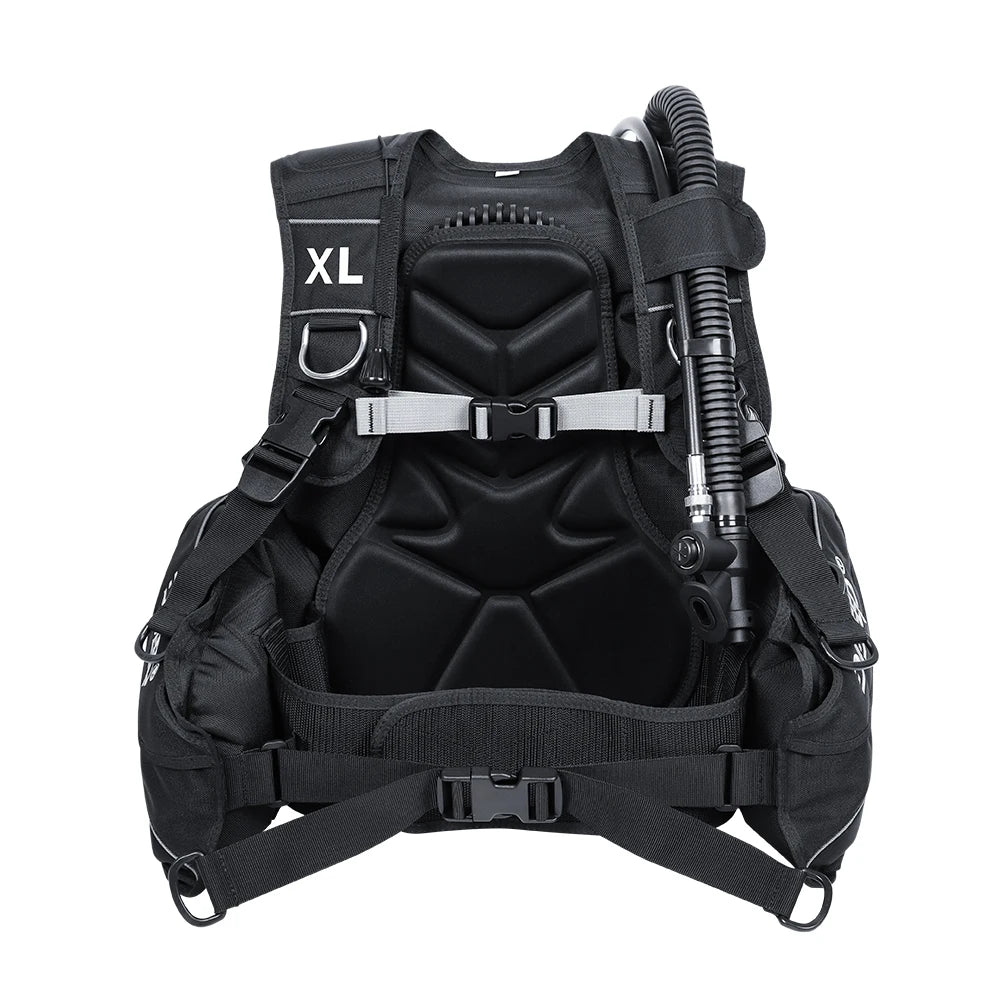 DIDEEP Jacket Type Scuba Diving Buoyancy Control Device BCD Equipment High-strength Nylon Professional Diving Safety Gear