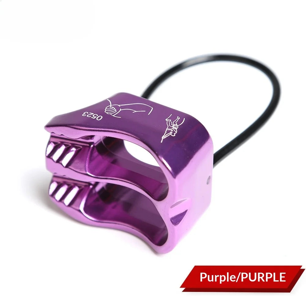 Rock Climbing ATC Descender Aluminum 25kN Indoor Climbing Wall Protector Outdoor Descend Mountaineering Rigging Equipment