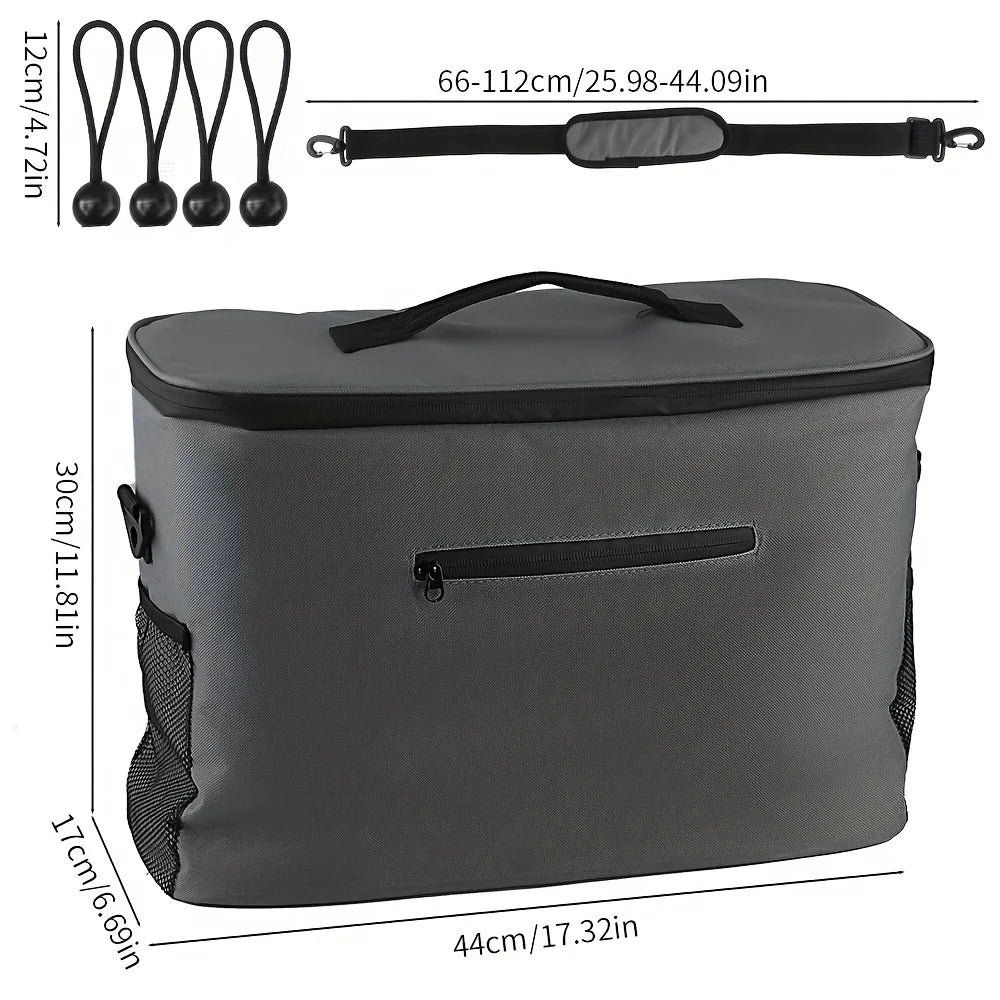 Kayak Cooler, Seat Back Cooler for Kayaks with Lawn-Chair Style Seats, Kayak Accessories Cooler Bag, Portable Ice Chest Cooler for Kayaking, Travel, Beaches, Fishing