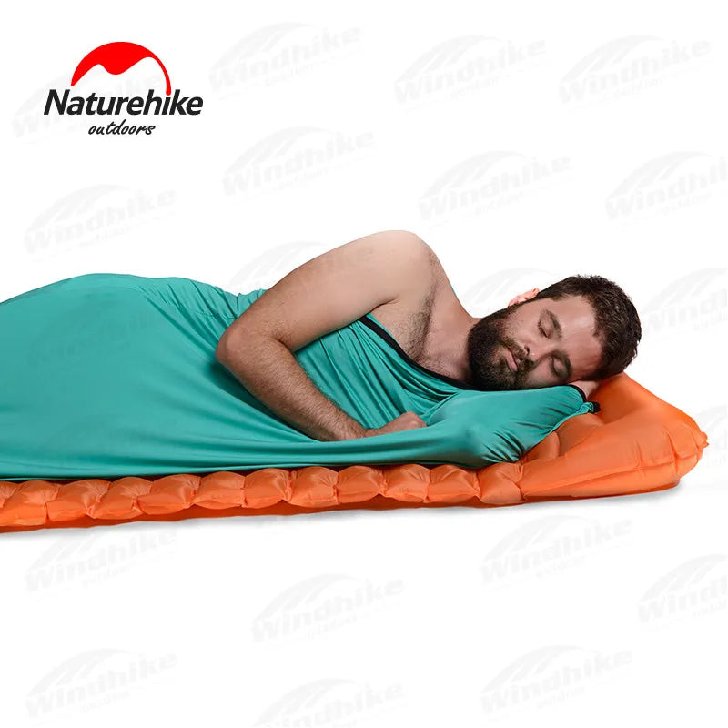 Naturehike Outdoor Camping Sleeping Bag Liner High Elasticity Portable Ultralight Travel Sheet Mummy Portable Sleeping Bag Liner