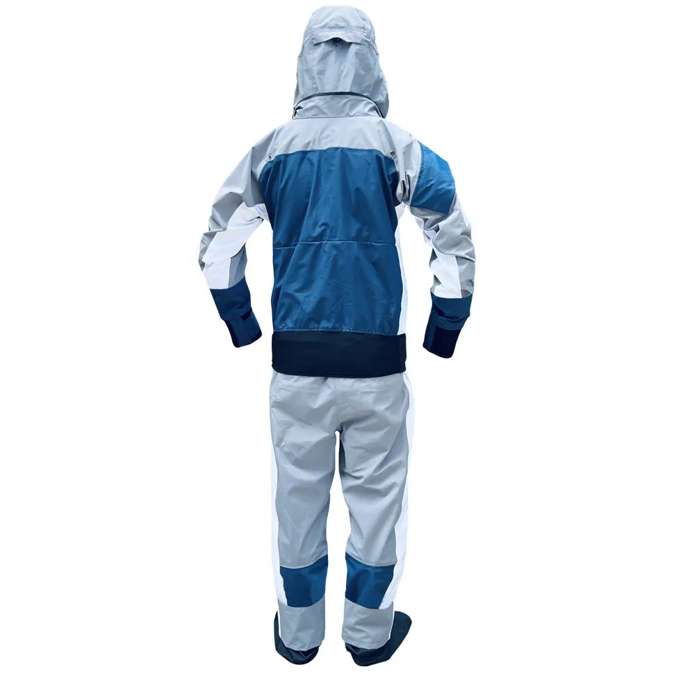 Men's 3-layer waterproof kayak dry suit with adjustable hood — view 3 of 6