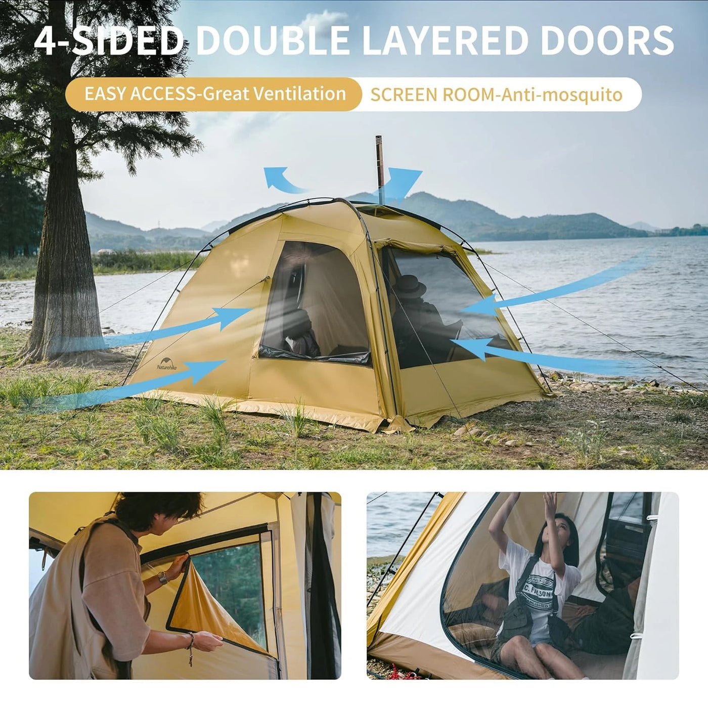 4 season family camping tent Season Camping Tent for 2-4 Peo