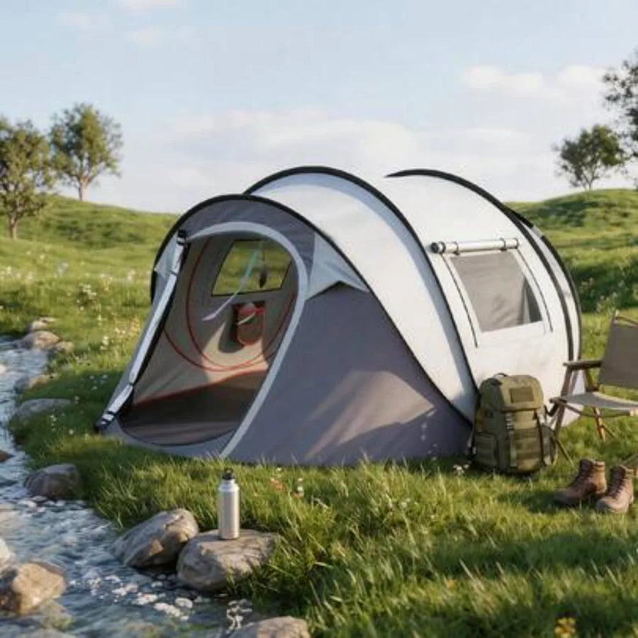 4-person-pop-up-tent– Waterproof Instant Family Camping Tent with