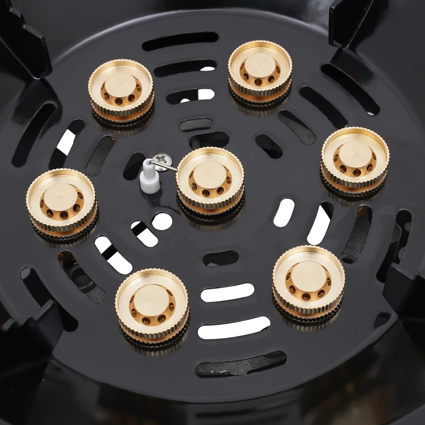 7-Core Camping Stove High-Power Strong Fire Portable Tourist Gas Burner Windproof Electronic Ignition Camping Equipment 21000W