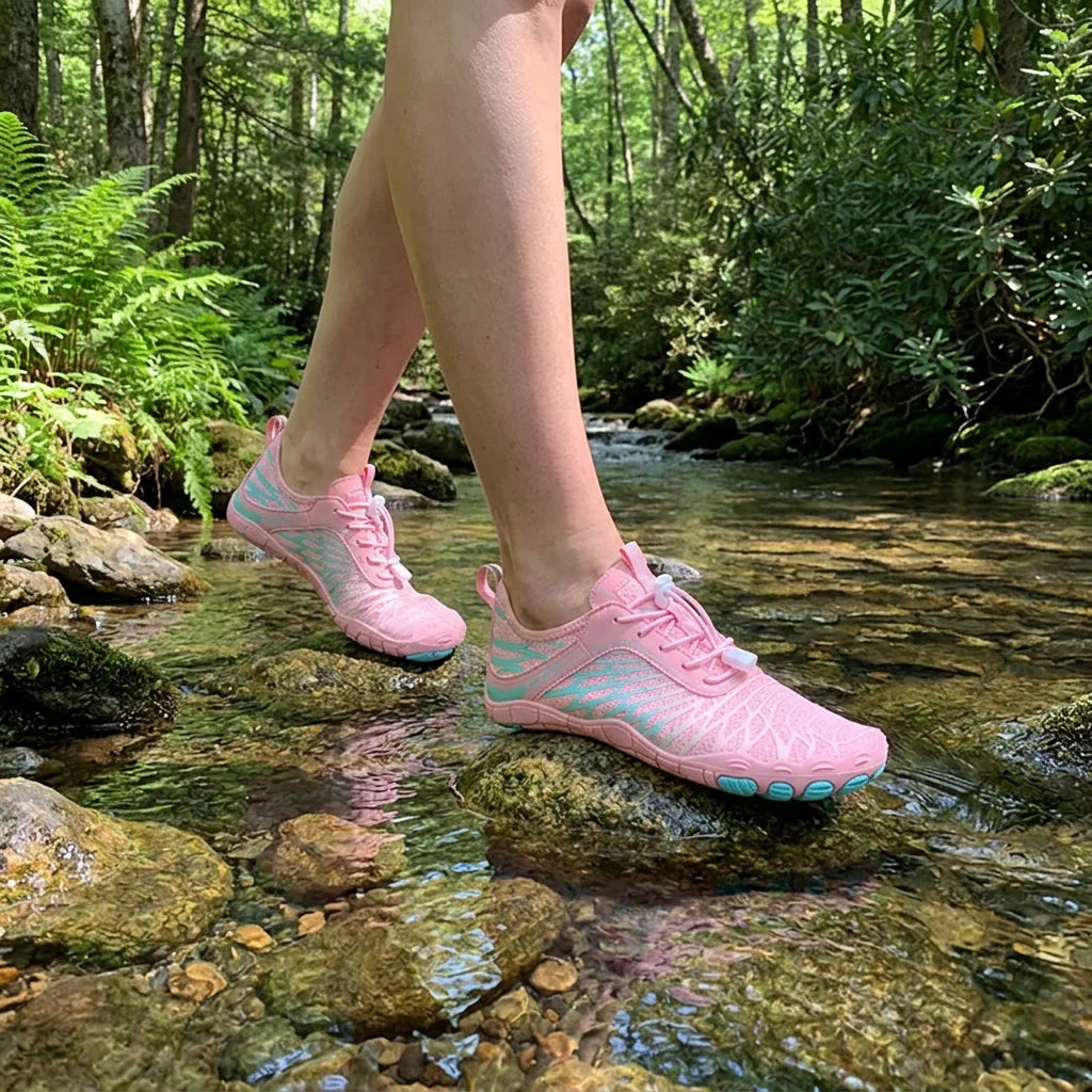 Aqua Shoes Women Men Barefoot Water Shoes Quick-Drying Outdoor Beach Upstream Wading Swimming Shoe Sneakers Unisex Trekking Surf