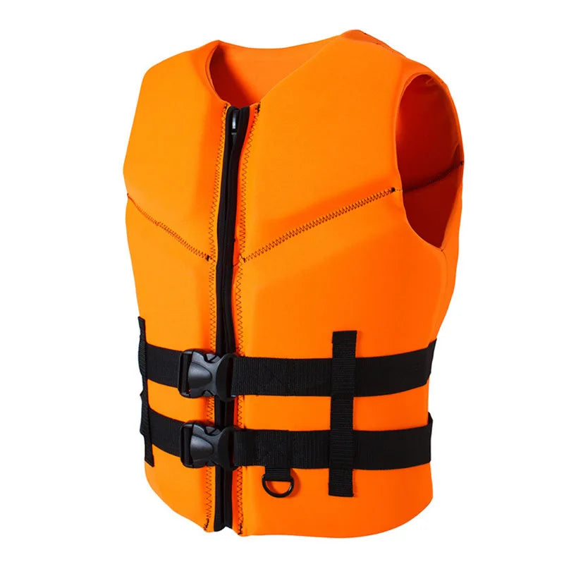 Adult Life Jacket CE Approved Vest Water Sports Kayak Swimming Surf Drifting Adult Life Jacket Neoprene Safety Vest Rescue Boats