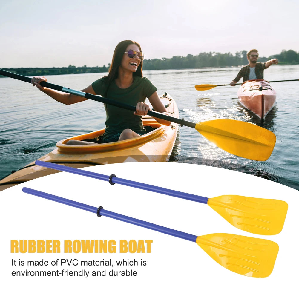 1 Pair 120cm Detachable Boat Rafting Paddle Canoe Surfing Oar Boating Accessory Safety Portable Accessories for Water Sports