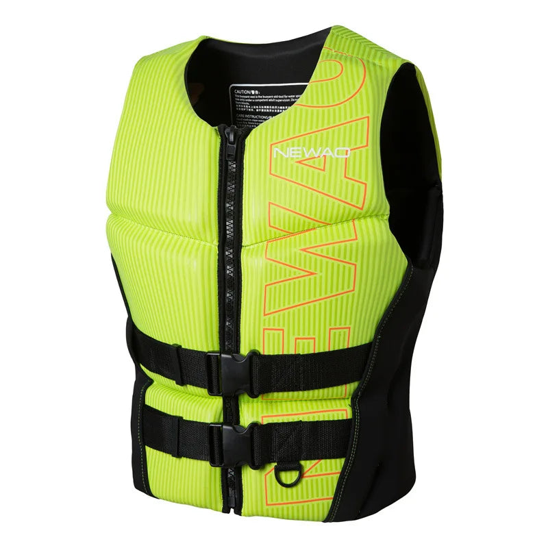 Life Jacket Adult Super Buoyancy Neoprene Life Vest Surf Raft Kayak Fishing Jet Ski Water Sport Swimming Rescue Life Jacket