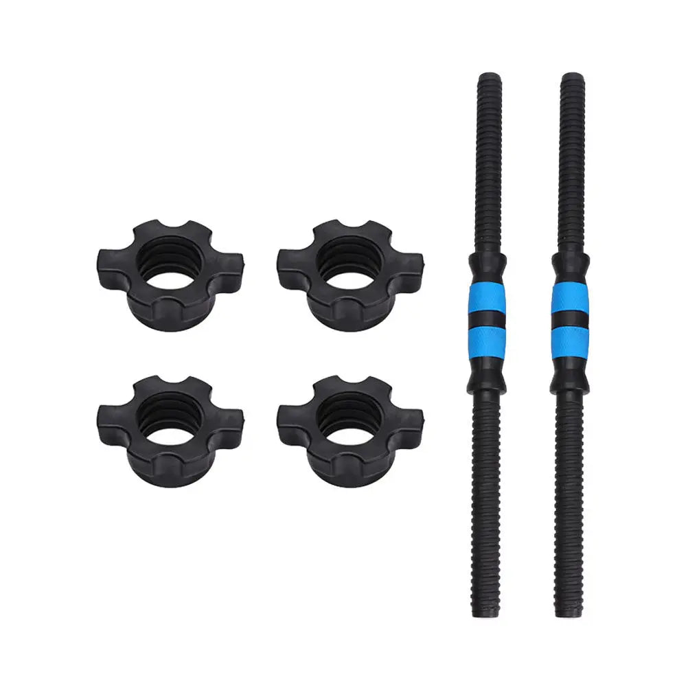 1Set Dumbbell Connecting Rod 50Cm Knurled Grip Barbell Connector Rod Replacement Weightlifting Equipment for Strength Workout