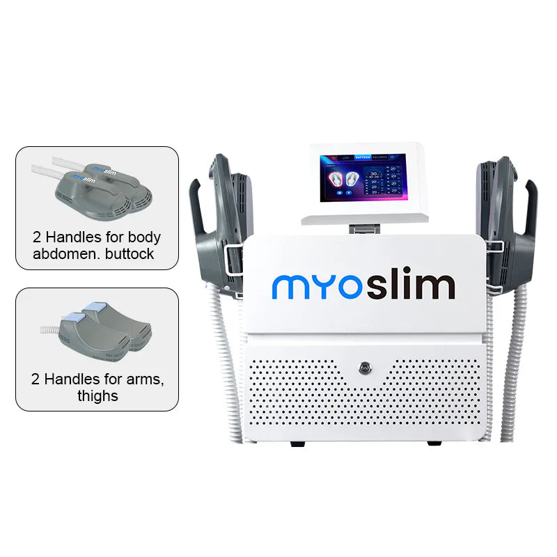 EMSzero Myoslim 15 Tesla 6500W Electromagnetic RF Body Sculpt Machine Weight Loss Fat Burning Slimming Muscle Stimulation Equipm