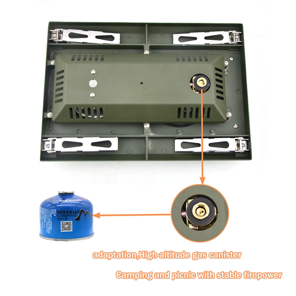 IGT Tabletop Stove 15800W Outdoor Camping  Portable Folding Gas Stove Cassette Stove Small Cookware Gas Stove Picnic Stove