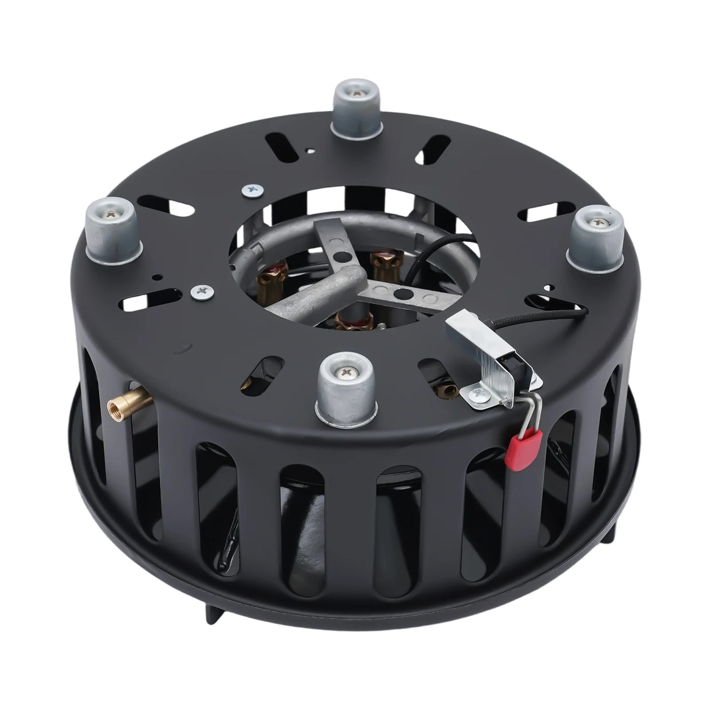 7-Core Camping Stove High-Power Strong Fire Portable Tourist Gas Burner Windproof Electronic Ignition Camping Equipment 21000W