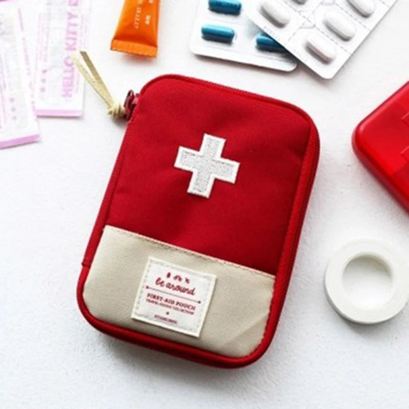 Mini First Aid Kit Bag – Portable Medical Storage Pouch
