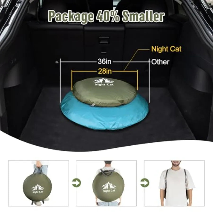 Pop-up Camping Tent: 2 Person Tent Waterproof Instant Easy Setup Family Tent