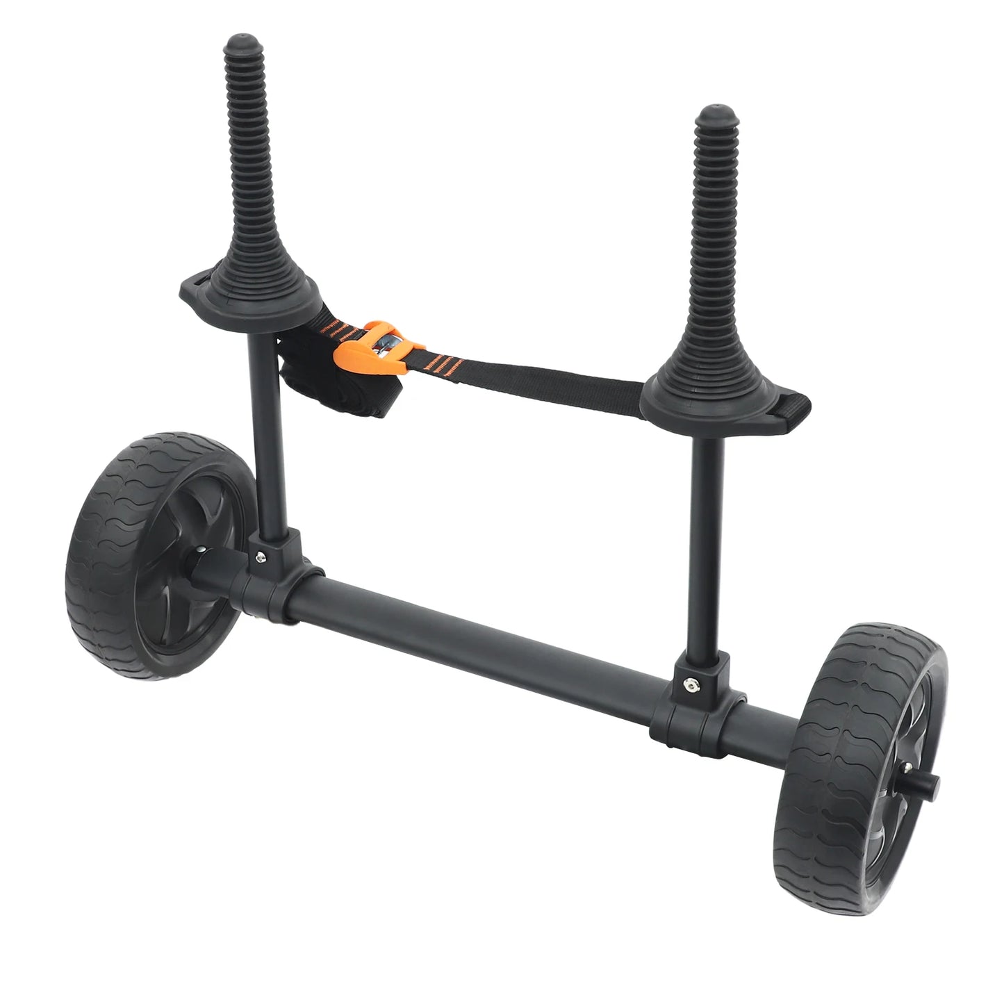 Canoe Trolley Cart, Kayak Cart Aluminum Folding, Adjustable Width 2.36-11.02 inch, 99.2lbs Load Capacity, 7.87 inch Big Wheels, Heavy Duty for Kayak Transport