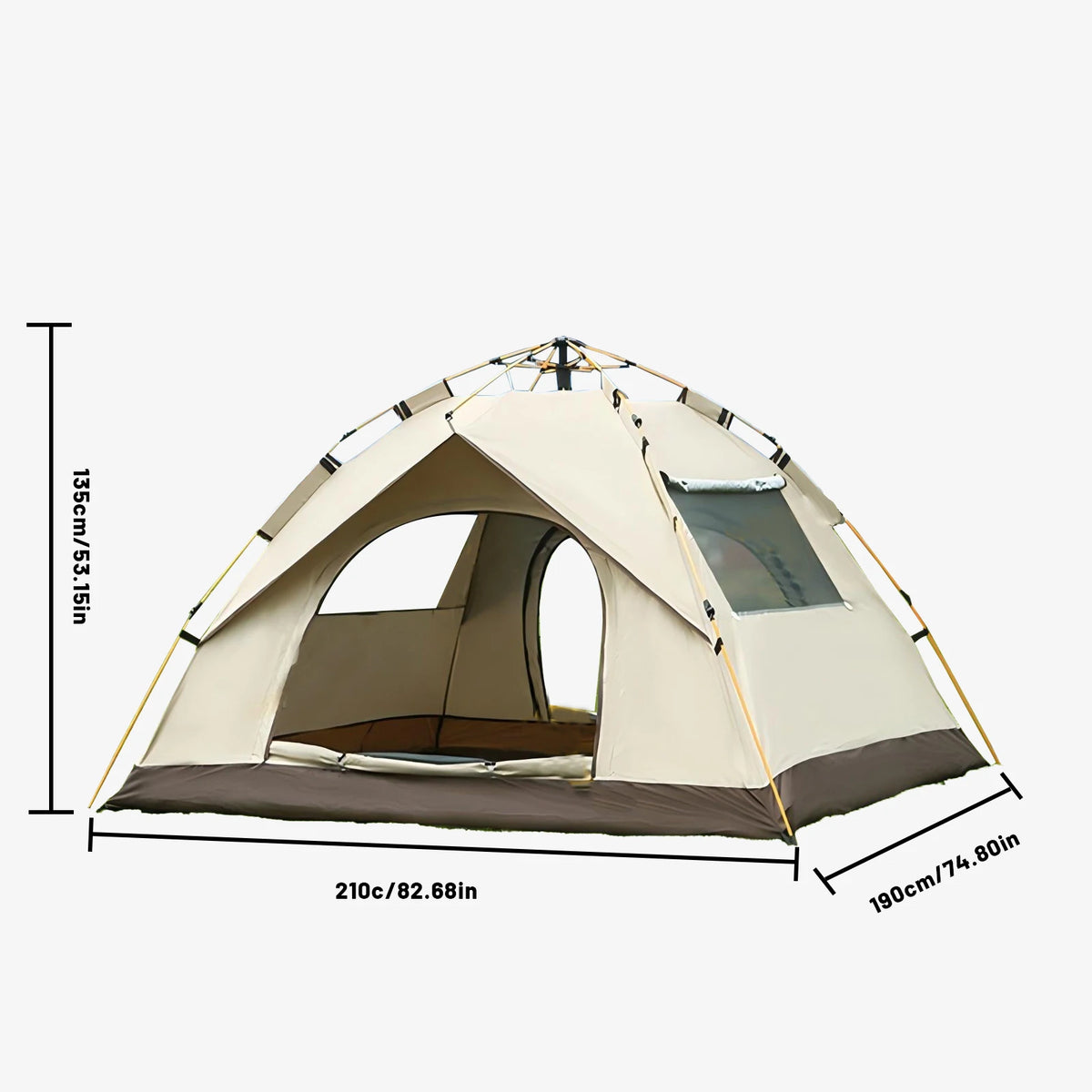 2-4 Person Pop Up Tent – Instant Camping Tent PAKICETUS