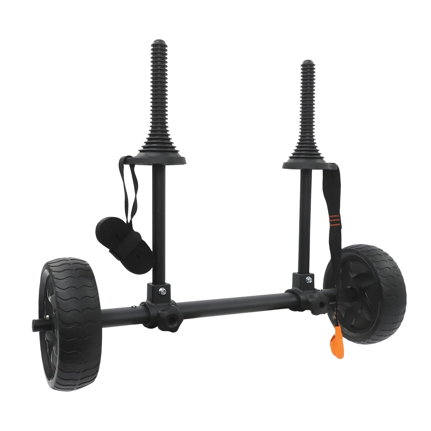 Canoe Trolley Cart, Kayak Cart Aluminum Folding, Adjustable Width 2.36-11.02 inch, 99.2lbs Load Capacity, 7.87 inch Big Wheels, Heavy Duty for Kayak Transport