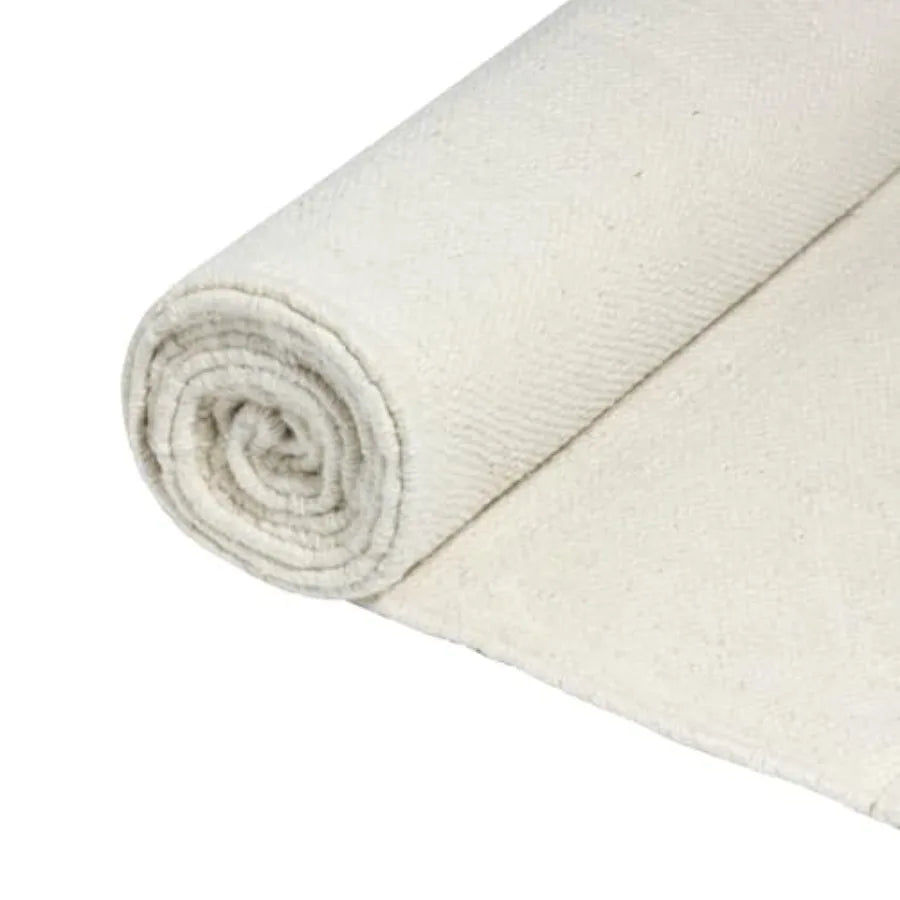 Handmade Organic Cotton Yoga Mat - Non-Toxic, Chemical-free and All Natural Cloth Yoga Mat - Exercise, Workout, and Fitness Rug