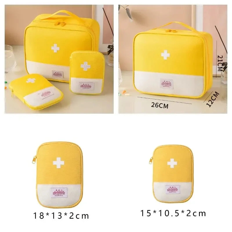 Portable First Aid Kit Bag – Travel Medical Storage & EDC Pouch