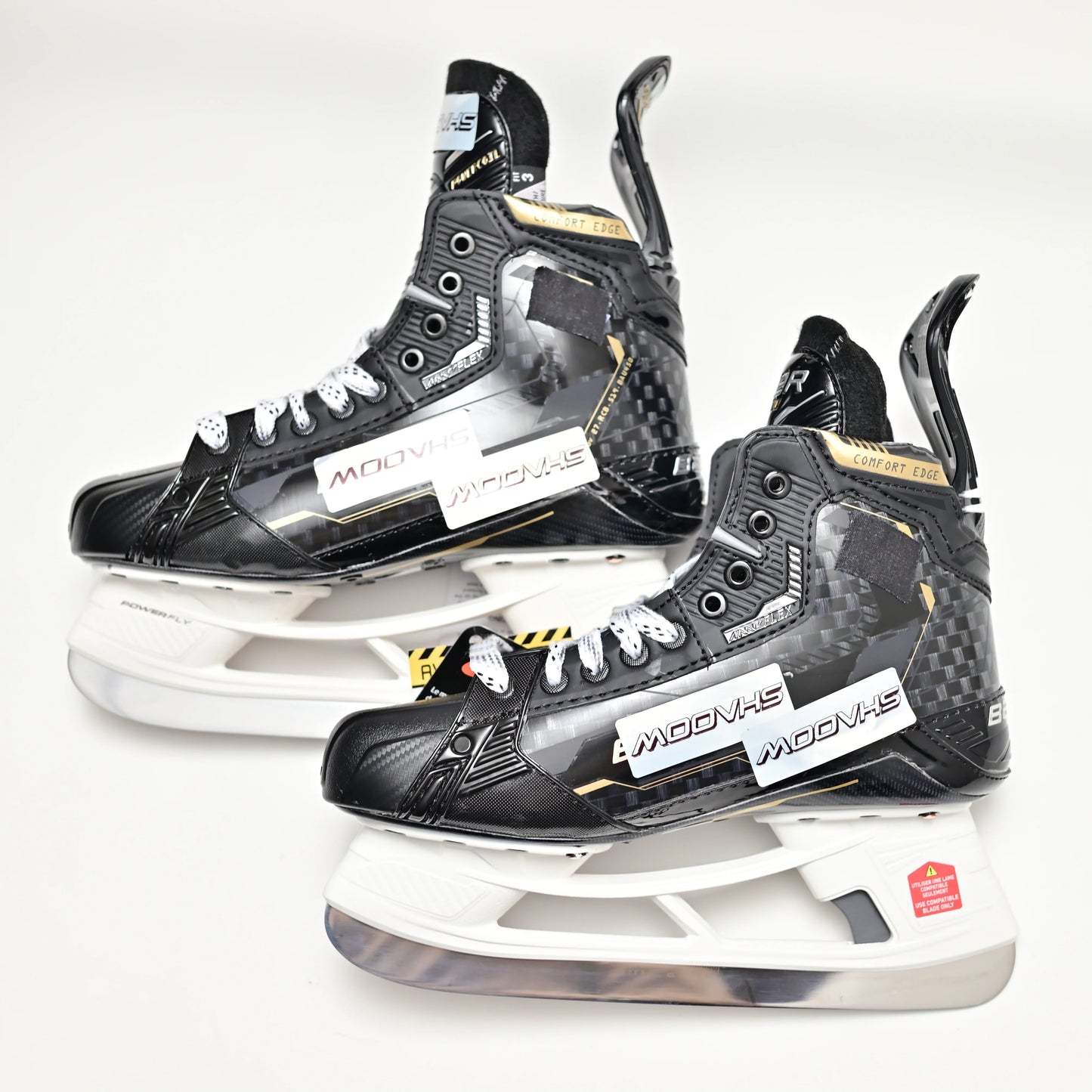 [Gold Skate]Carbon Fiber Composite Steel Blade, Real Ice Hockey, Customizable Performance, Fit Light
