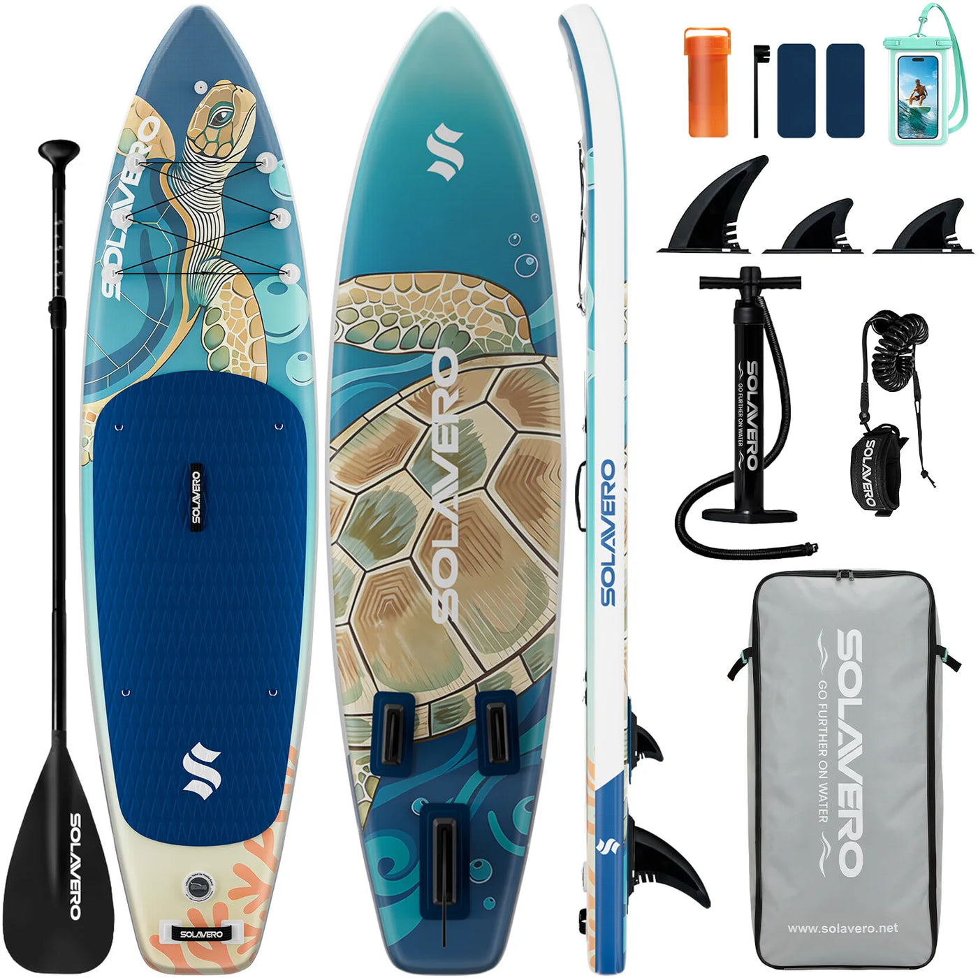 Inflatable Paddle Board – Stand Up SUP with Non-Slip EVA Deck